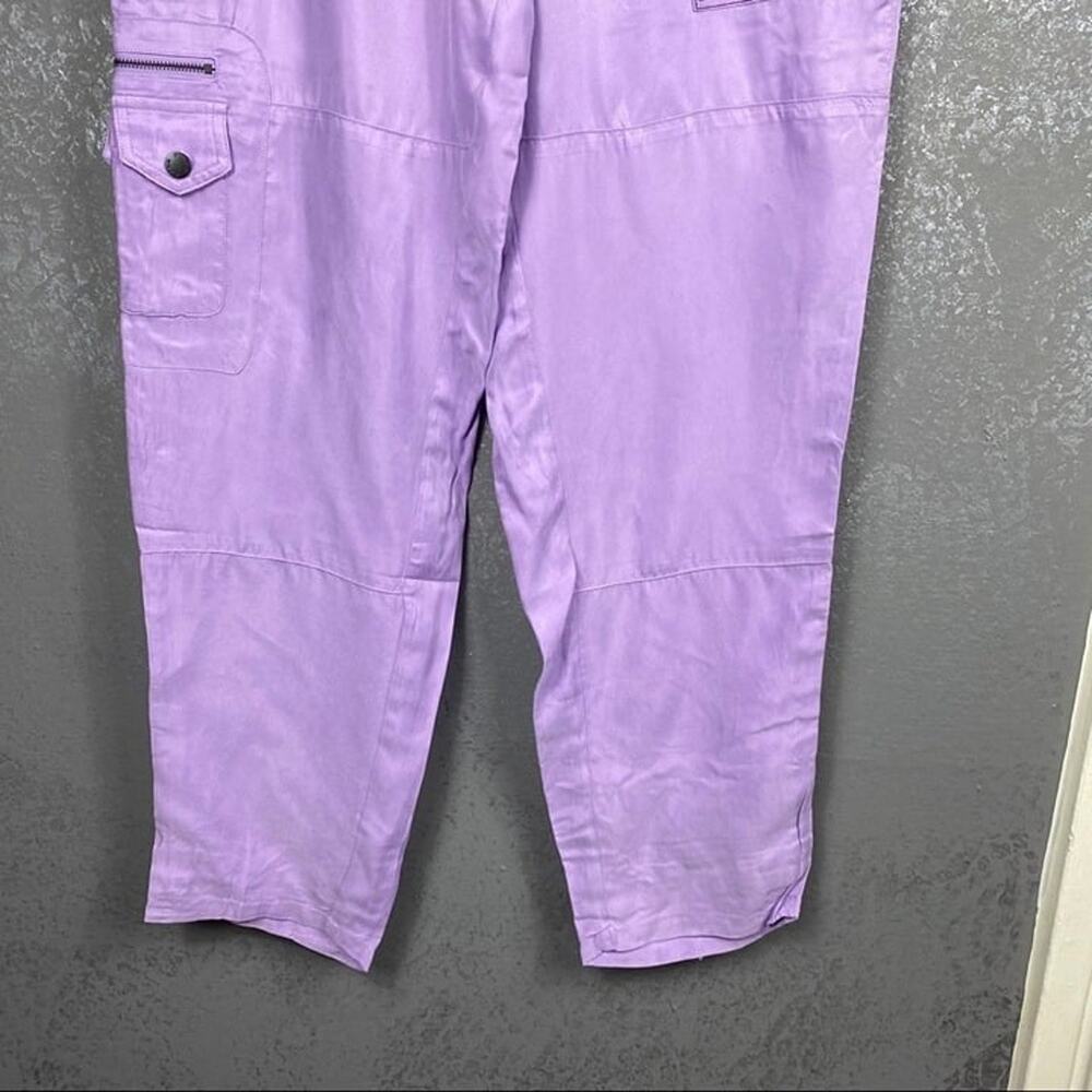 LF the Brand Lilac Purple Urban Cargo Pants Size 6 Lightweight Utility New - Picture 4 of 11